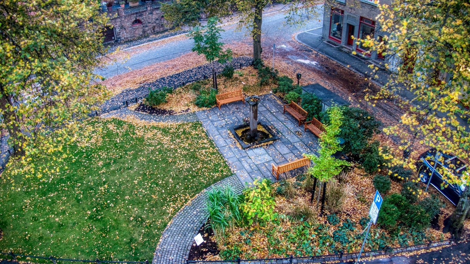 Nærparken Lille Jacob ligger rett utenfor - et rolig og trivelig hjørne av Fagerborg. © Tom Helge Vik Galleribilde