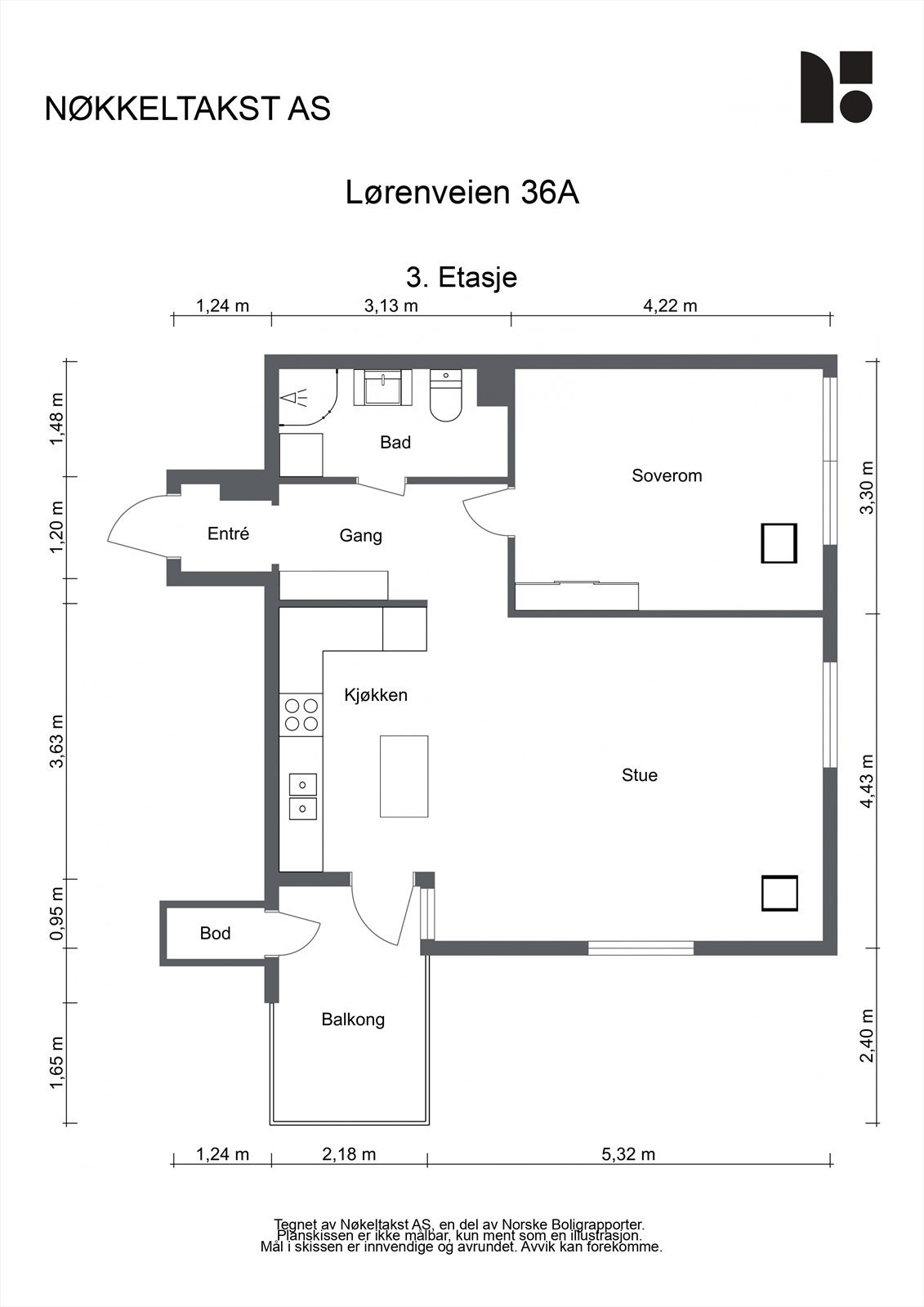 Plantegning. Galleribilde