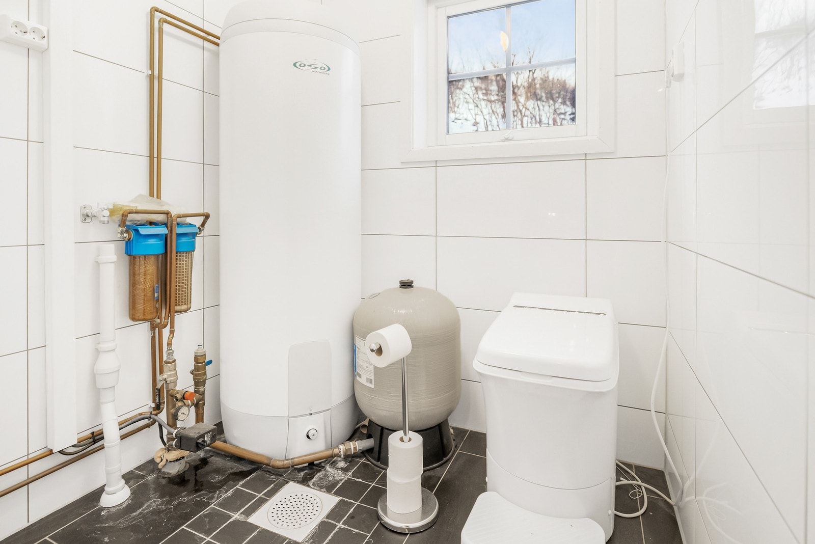 Hytten har også installert forbrennings toalett Galleribilde