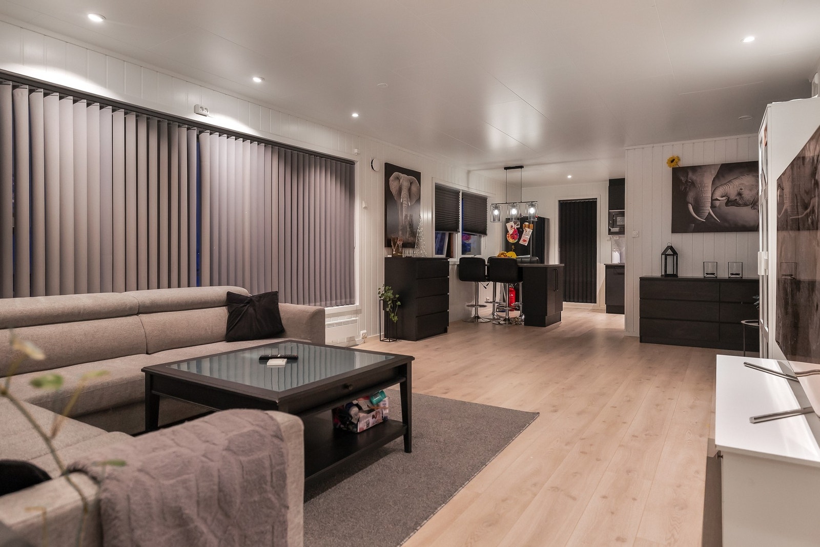 Her er det gode muligheter for å tilføye eget preg i form av kunst og dekor. Galleribilde