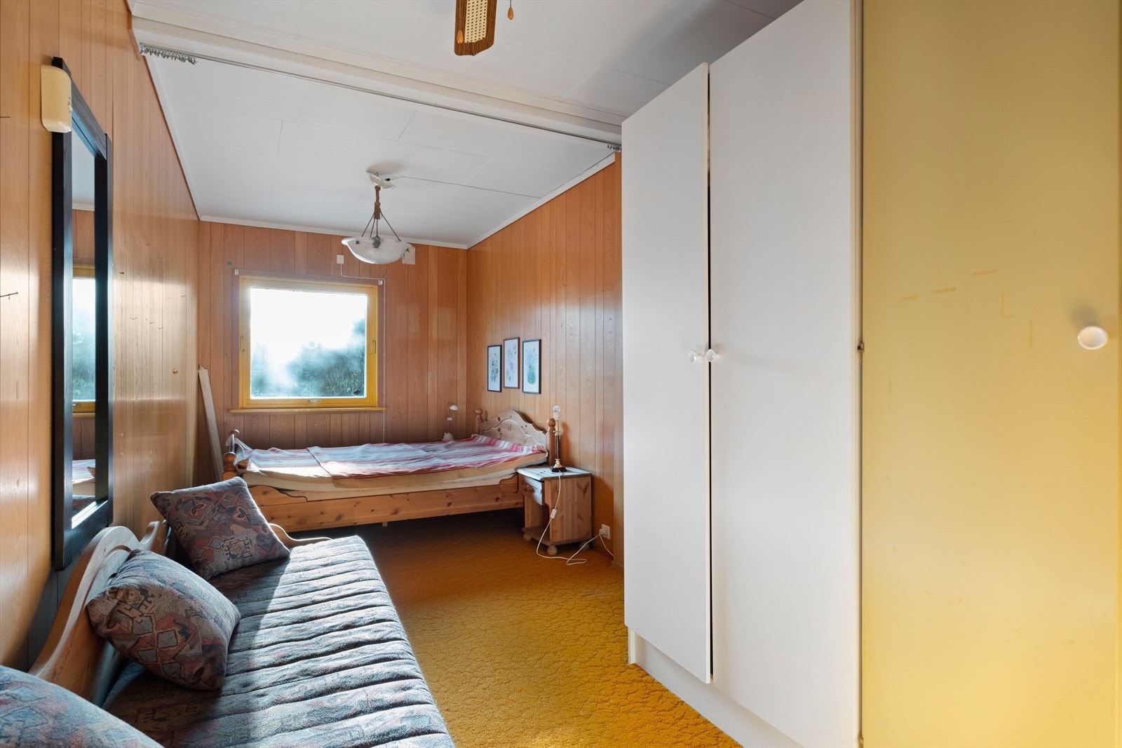 Soverommet har plass til dobbeltseng og garderobe. Galleribilde