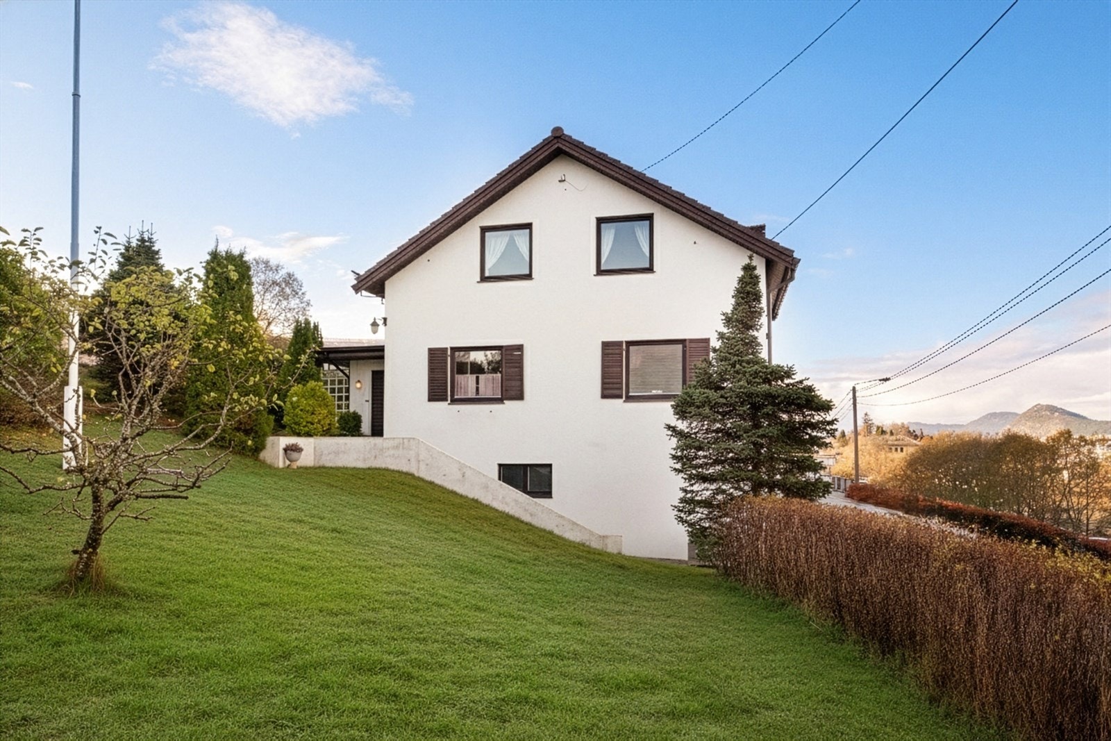 Pussede murfasader gir en solid yttervegg med mindre vedlikehold Galleribilde