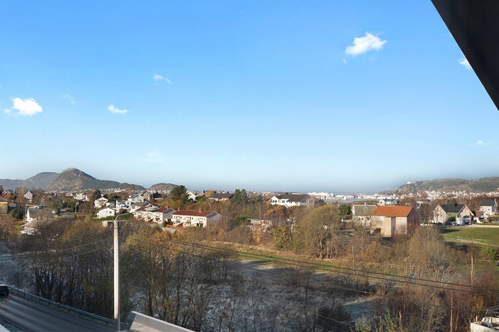 Fra loftet er det panoramautsikt Galleribilde