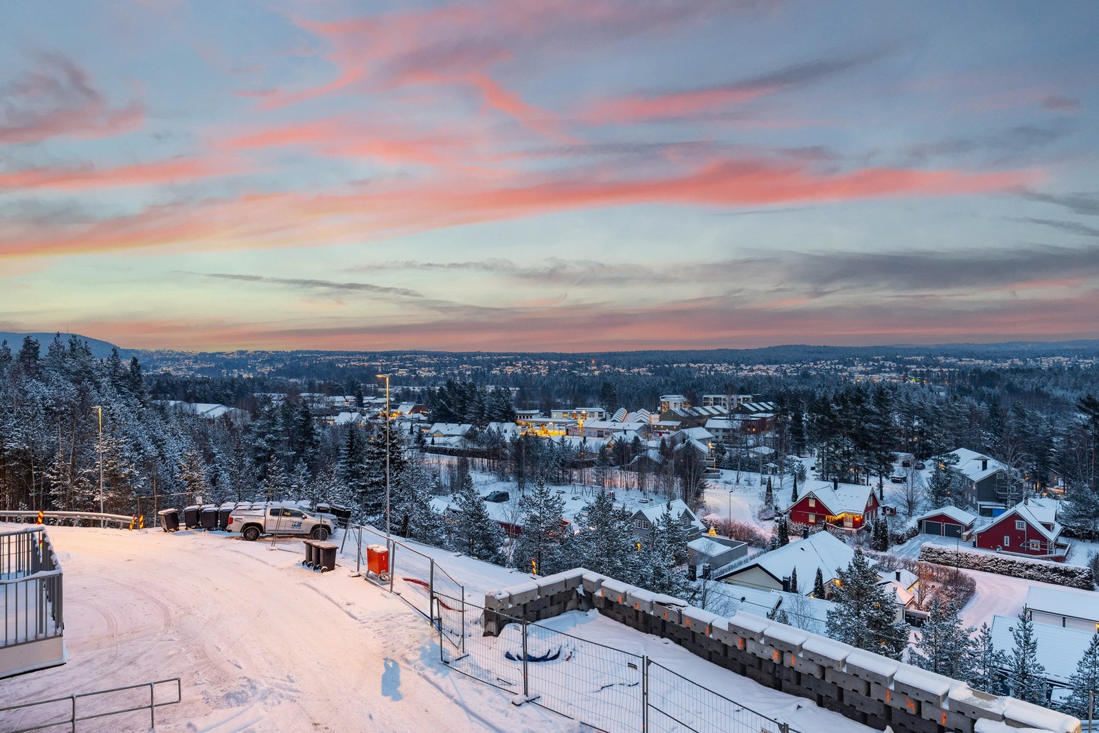 Utsikten fra en av balkongene. Galleribilde