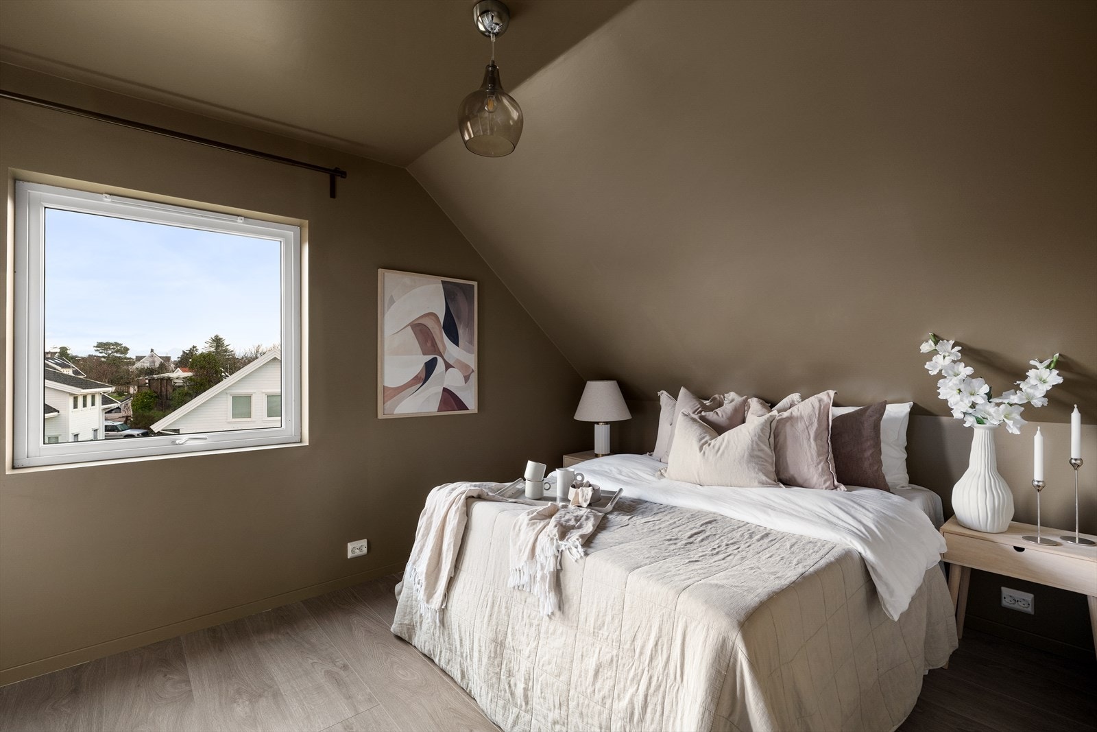 Hovedsoverommet er meget romslig. Galleribilde