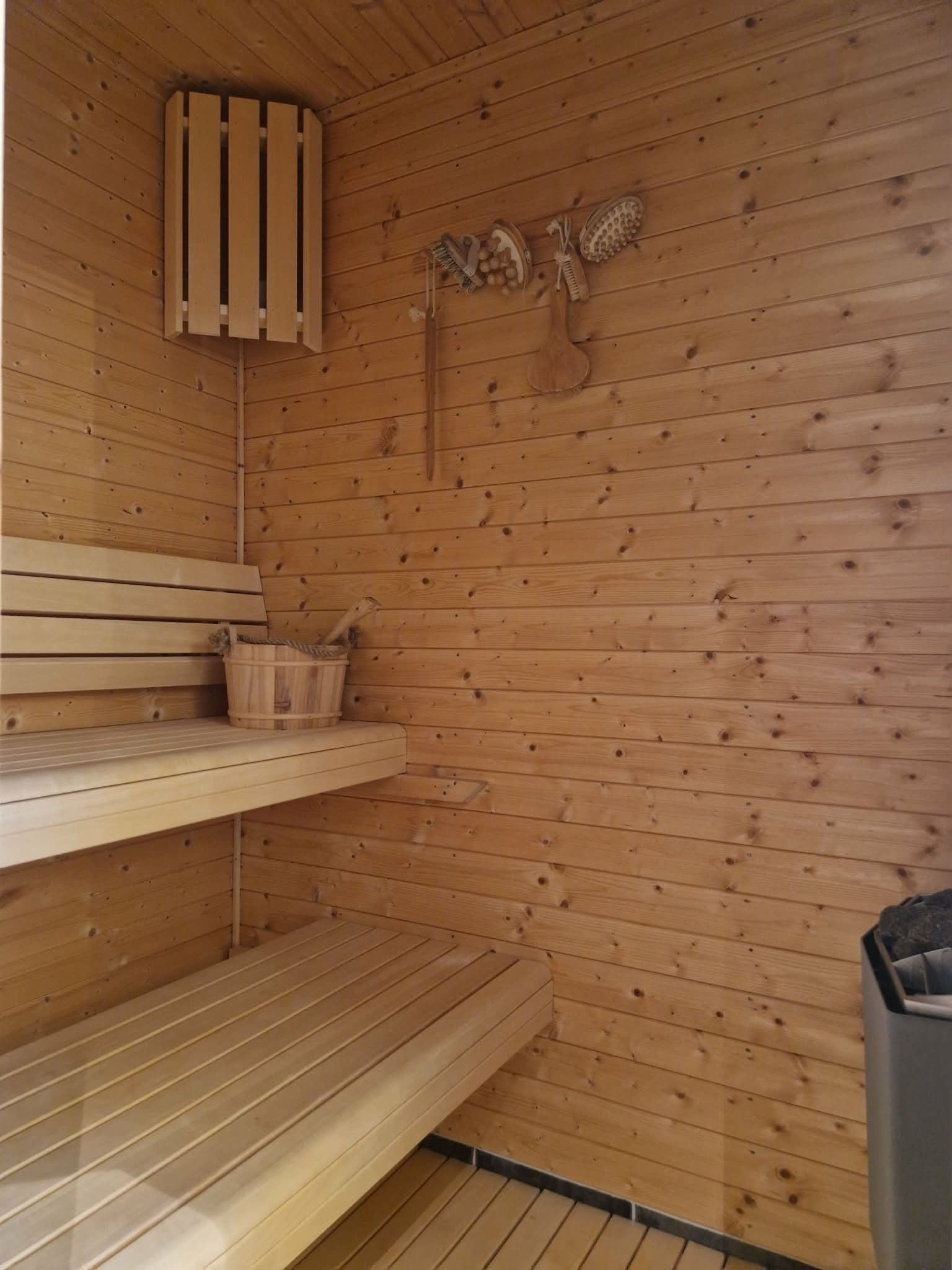 Hovedbad med hjørnebastu. Galleribilde