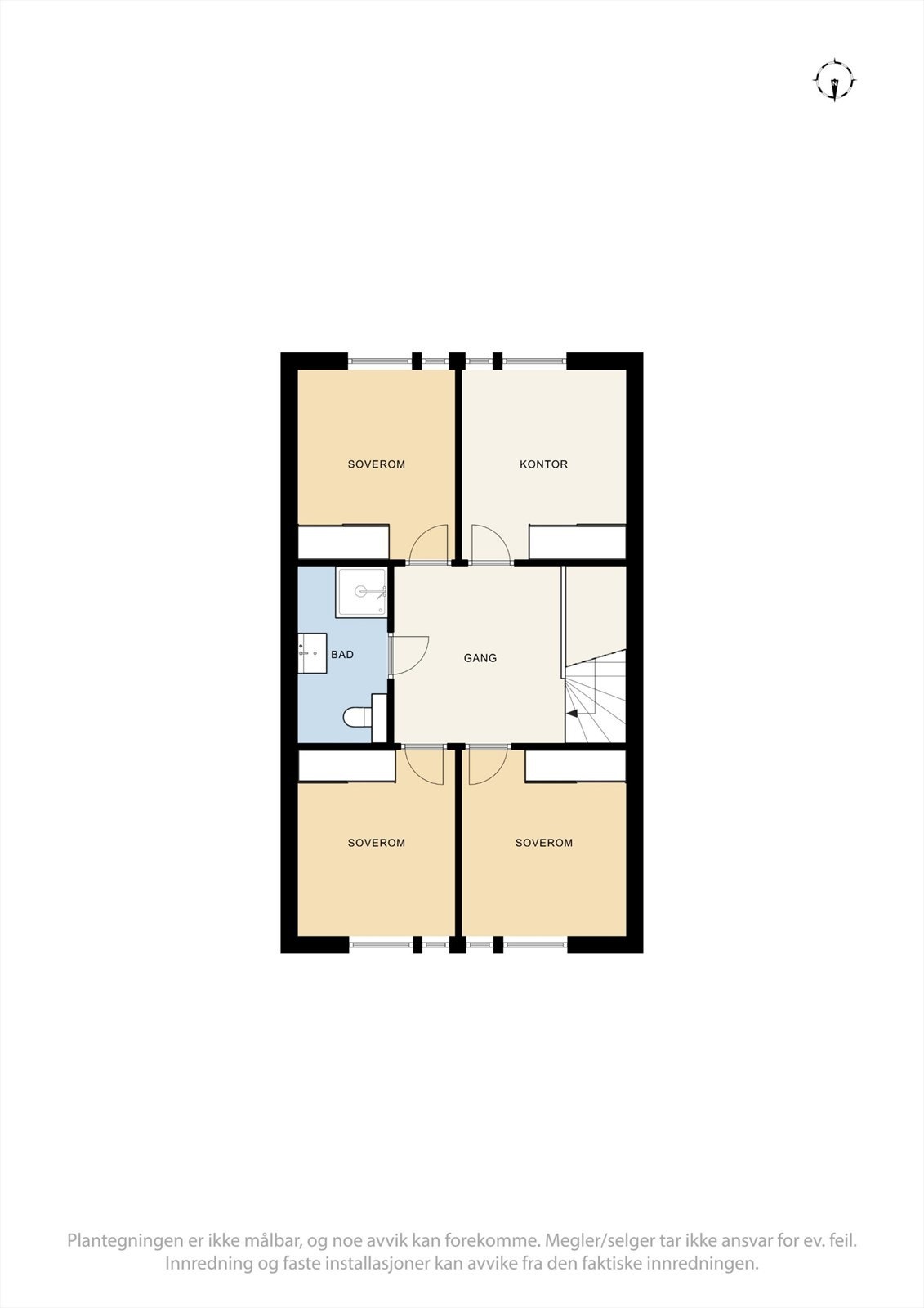 Plantegning 2 etasje Galleribilde