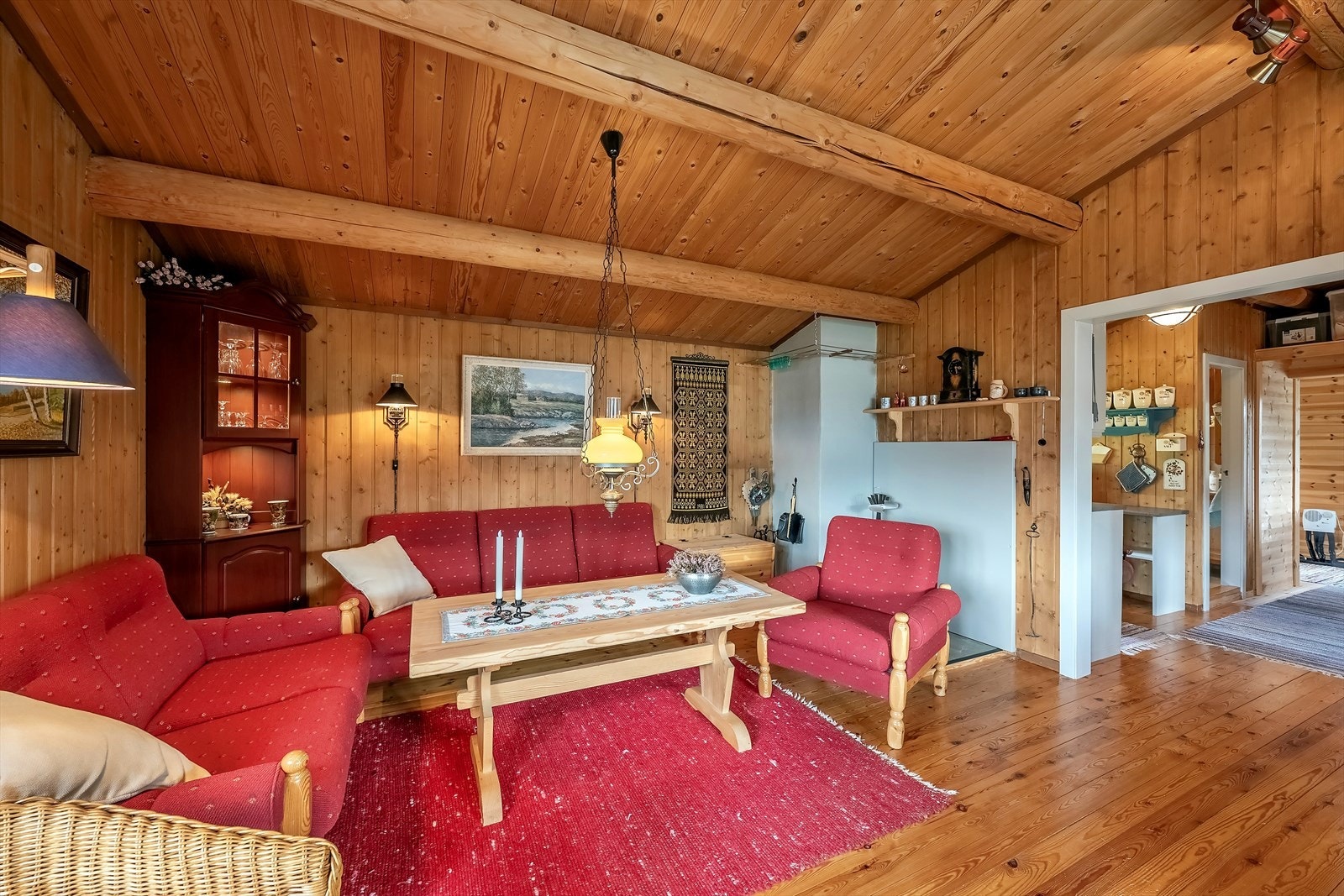 Stua er ca. 22 m² Galleribilde