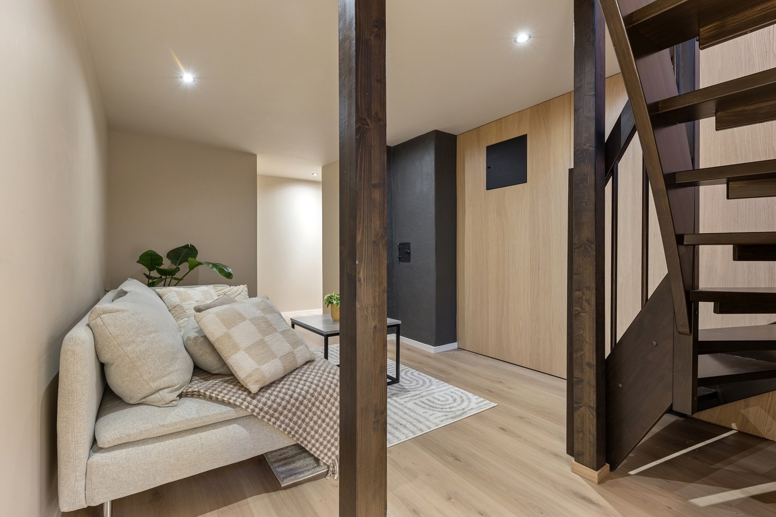 Dette kan fint benyttes som tv-krok og sofahjørne! Galleribilde