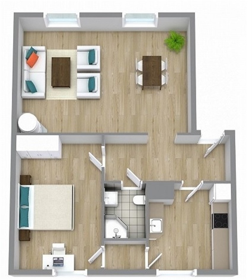 Plantegning Galleribilde