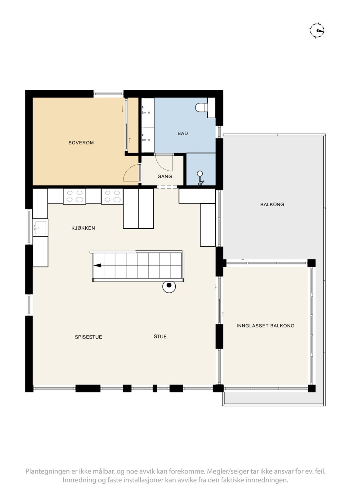 Plantegning 2. etasje Galleribilde