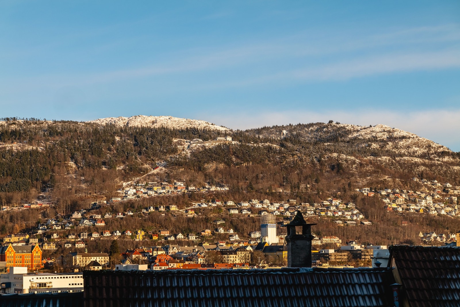 Beliggenheten i byggets 3. etasje sikrer lite innsyn fra naboer Galleribilde