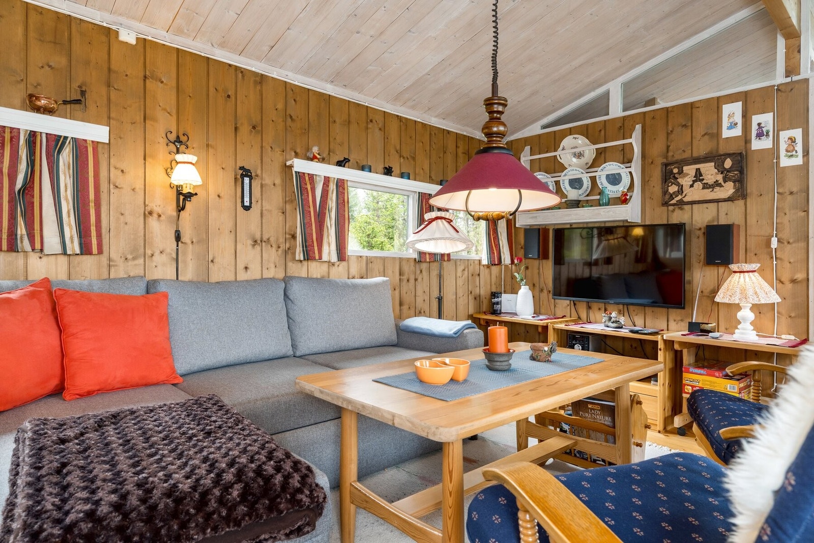 Koselig sofahjørne. Galleribilde