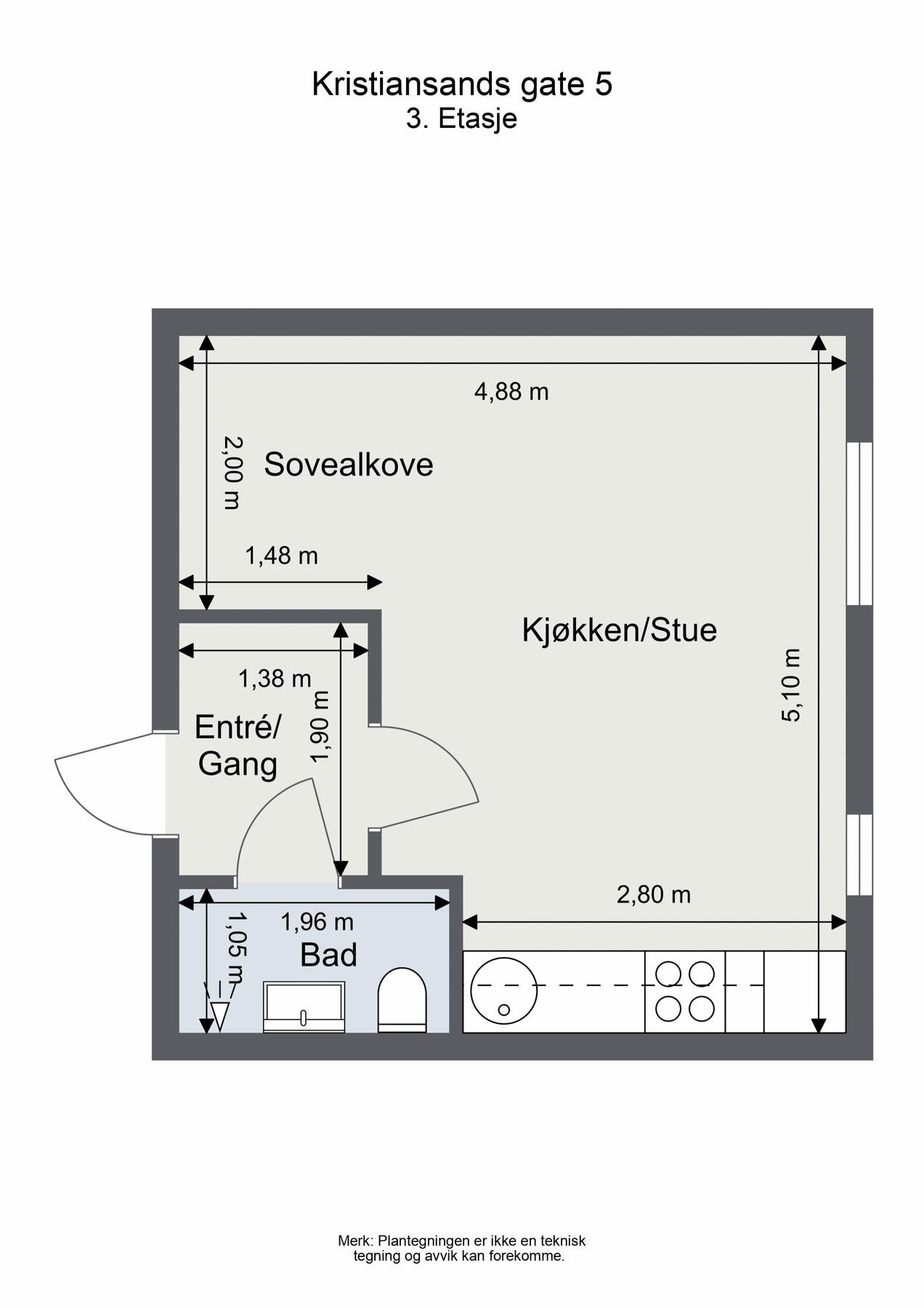 Plantegning. Galleribilde