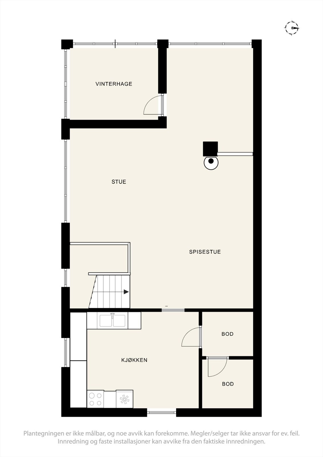 Plantegning 2.etasje Galleribilde