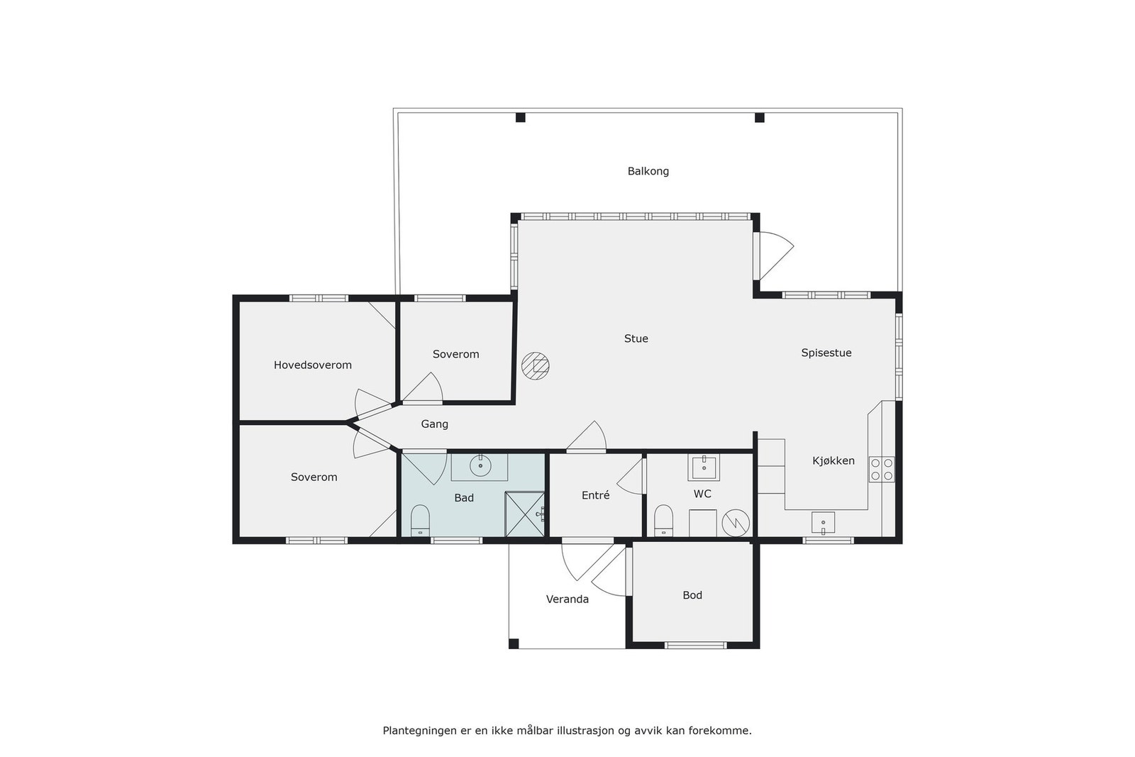 Plantegning Galleribilde