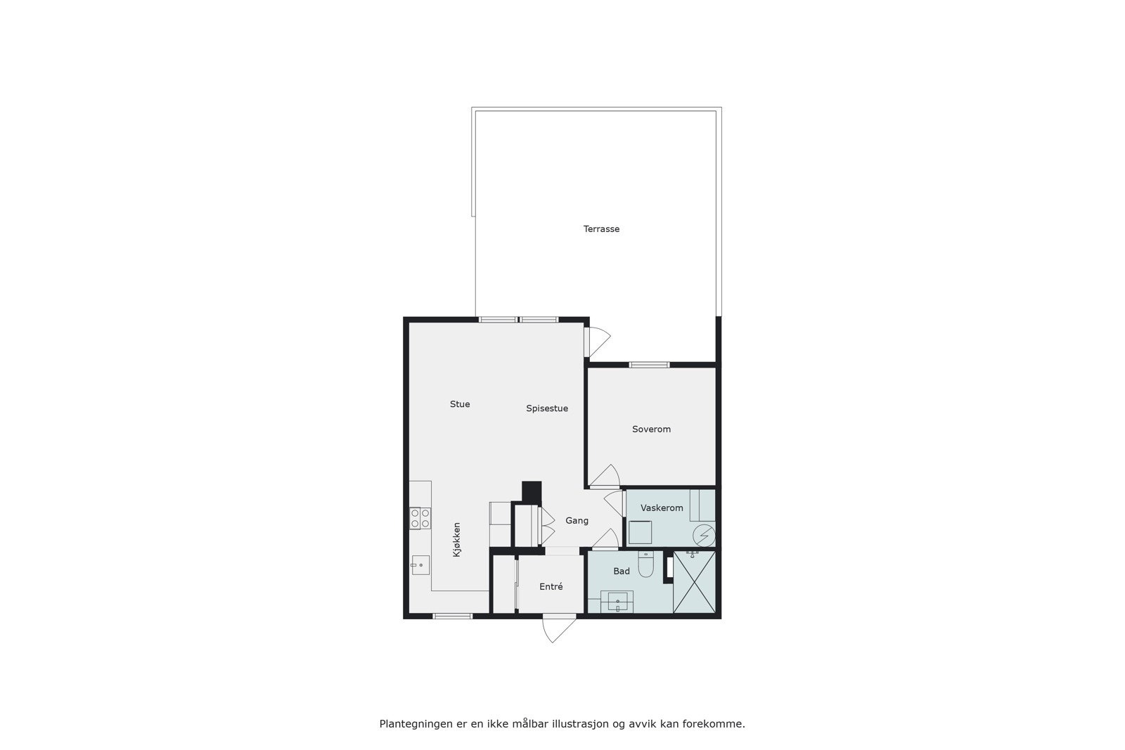 Plantegning Galleribilde