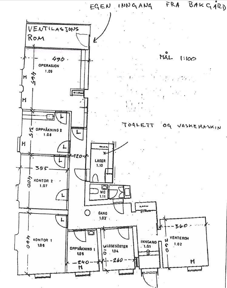 Illustrasjonsplan som viser lokalets planløsning. Faktisk bruk og innredning kan avvike Galleribilde