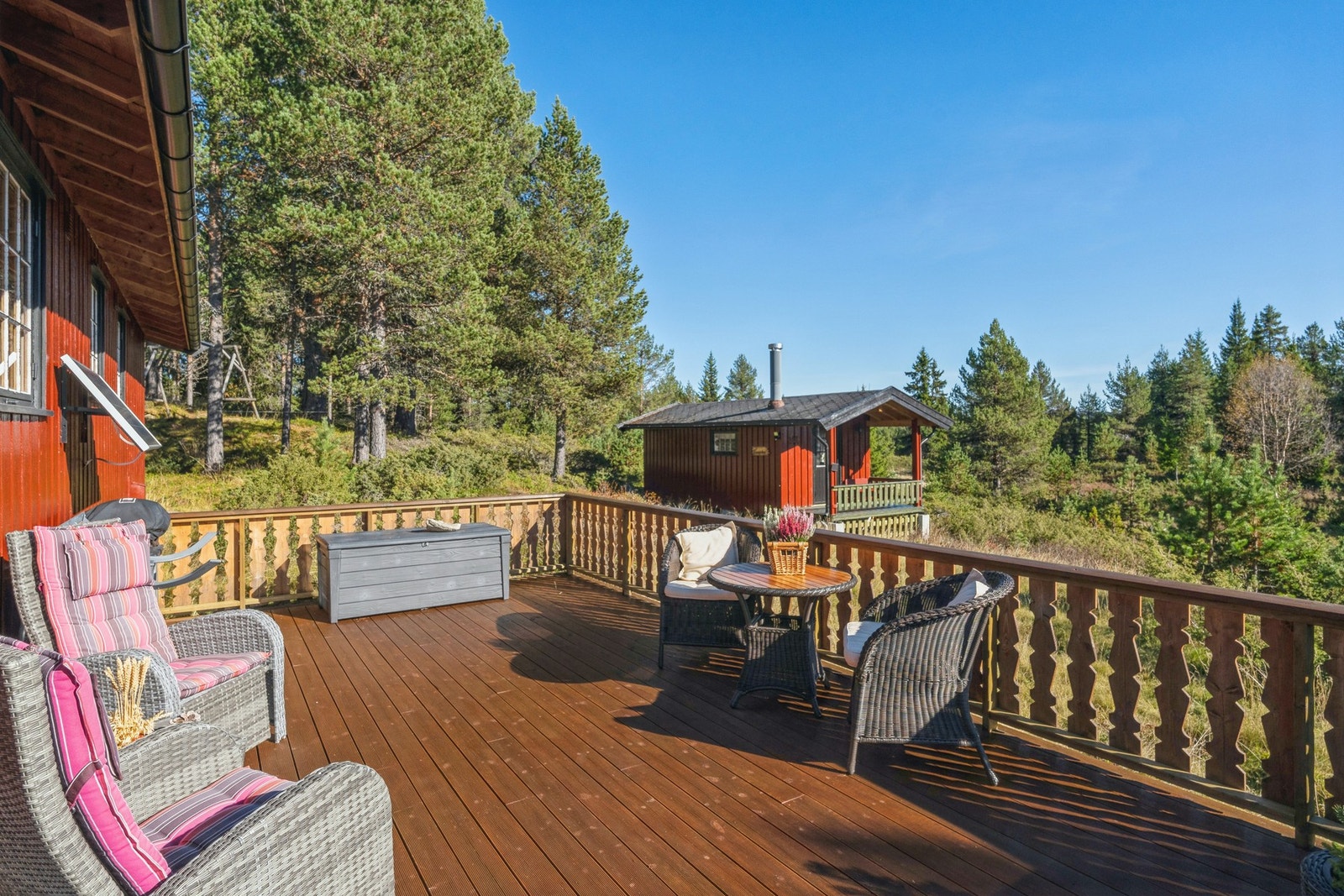 Fra terrassen og annekset. Galleribilde