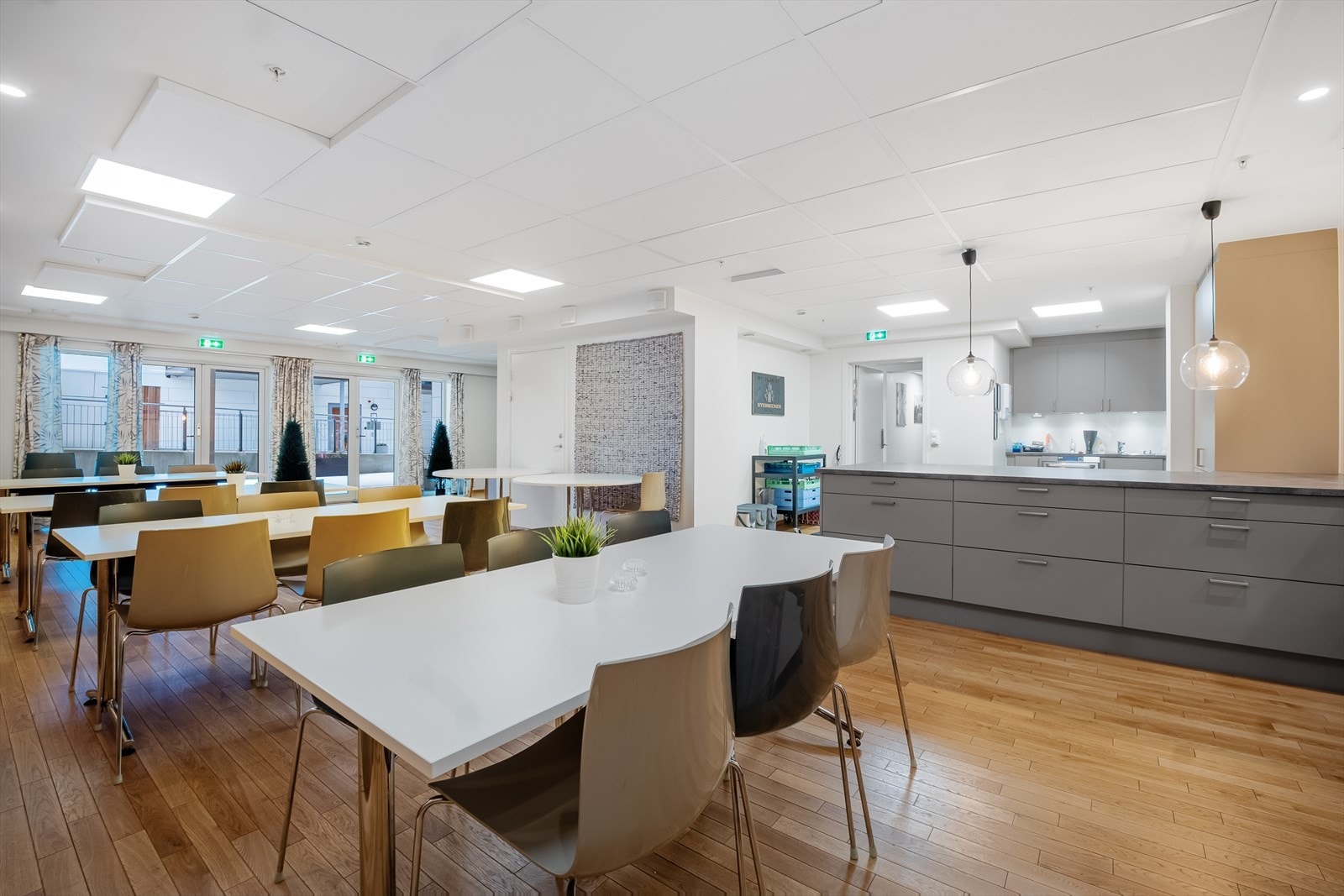Felles rom som kan leies ved sammenkomster. Galleribilde