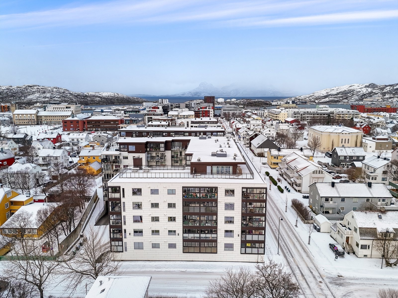 Bryggerihagen har en flott felles takterrasse som beboerne kan benytte. Galleribilde