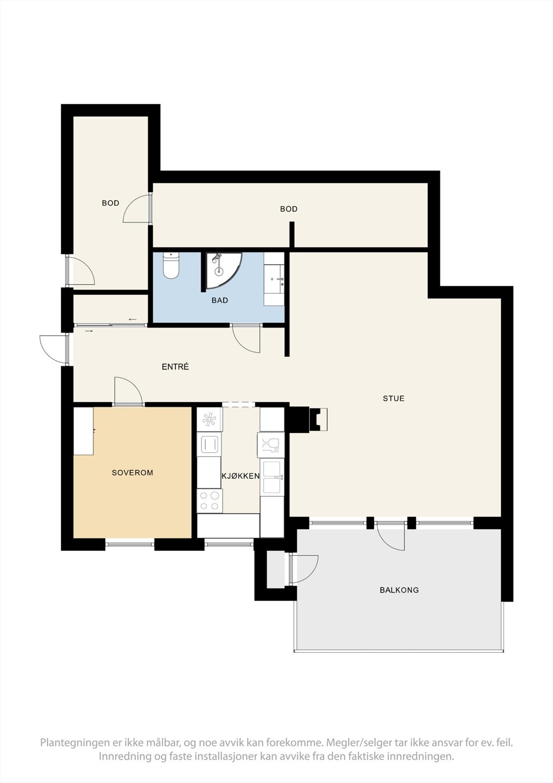 Plantegning Galleribilde