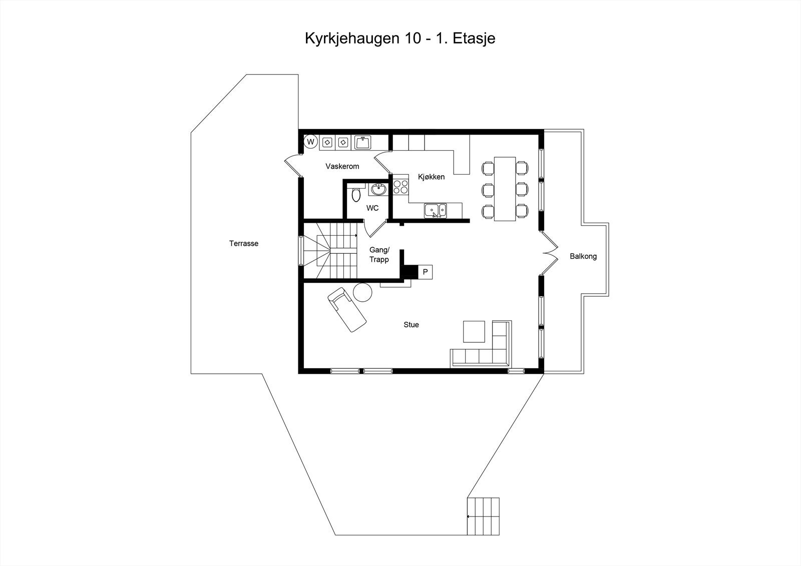 Plantegning 2. et. Galleribilde