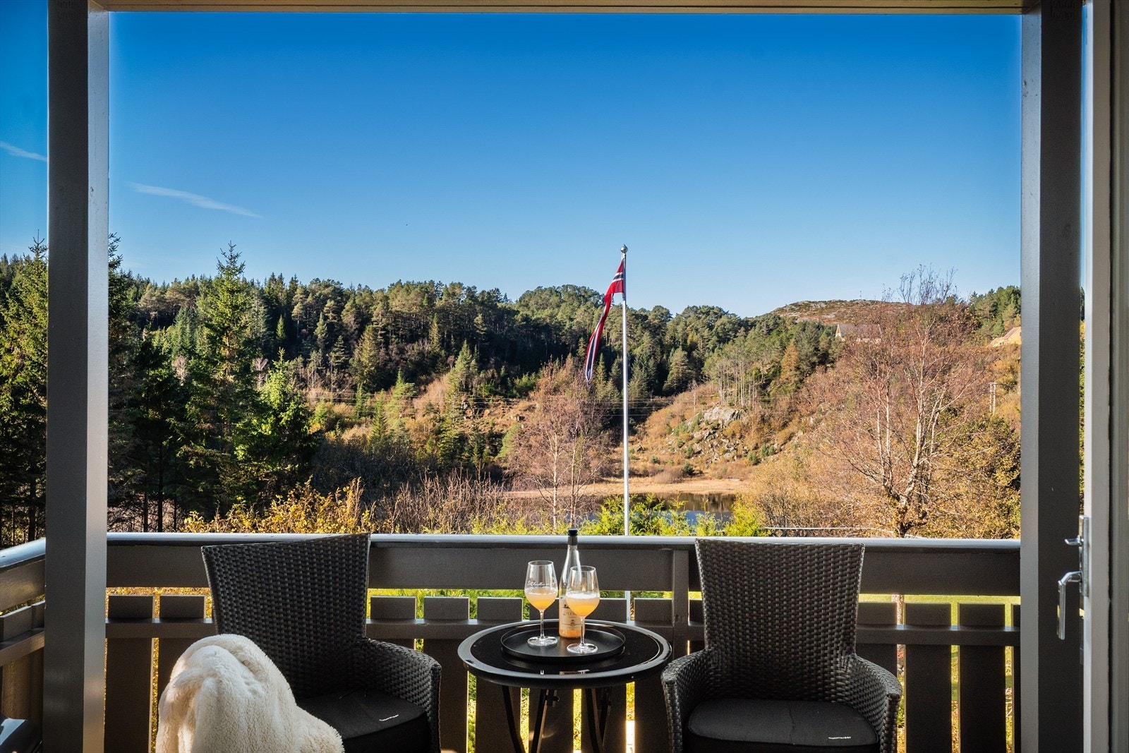 Nydelig utsikt mot vest Galleribilde