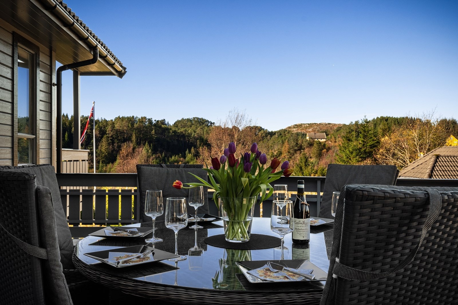 En vakker rammer rundt de deilige grillmåltidene Galleribilde