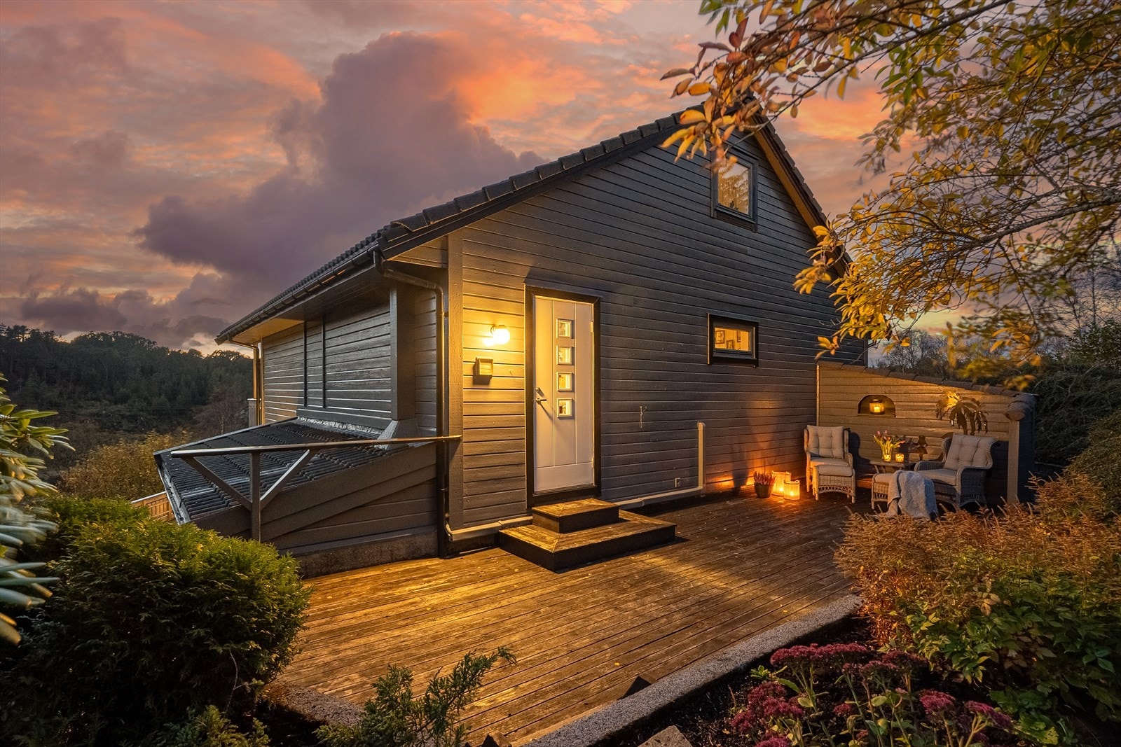 Dør direkte inn til vaskerommet. Galleribilde