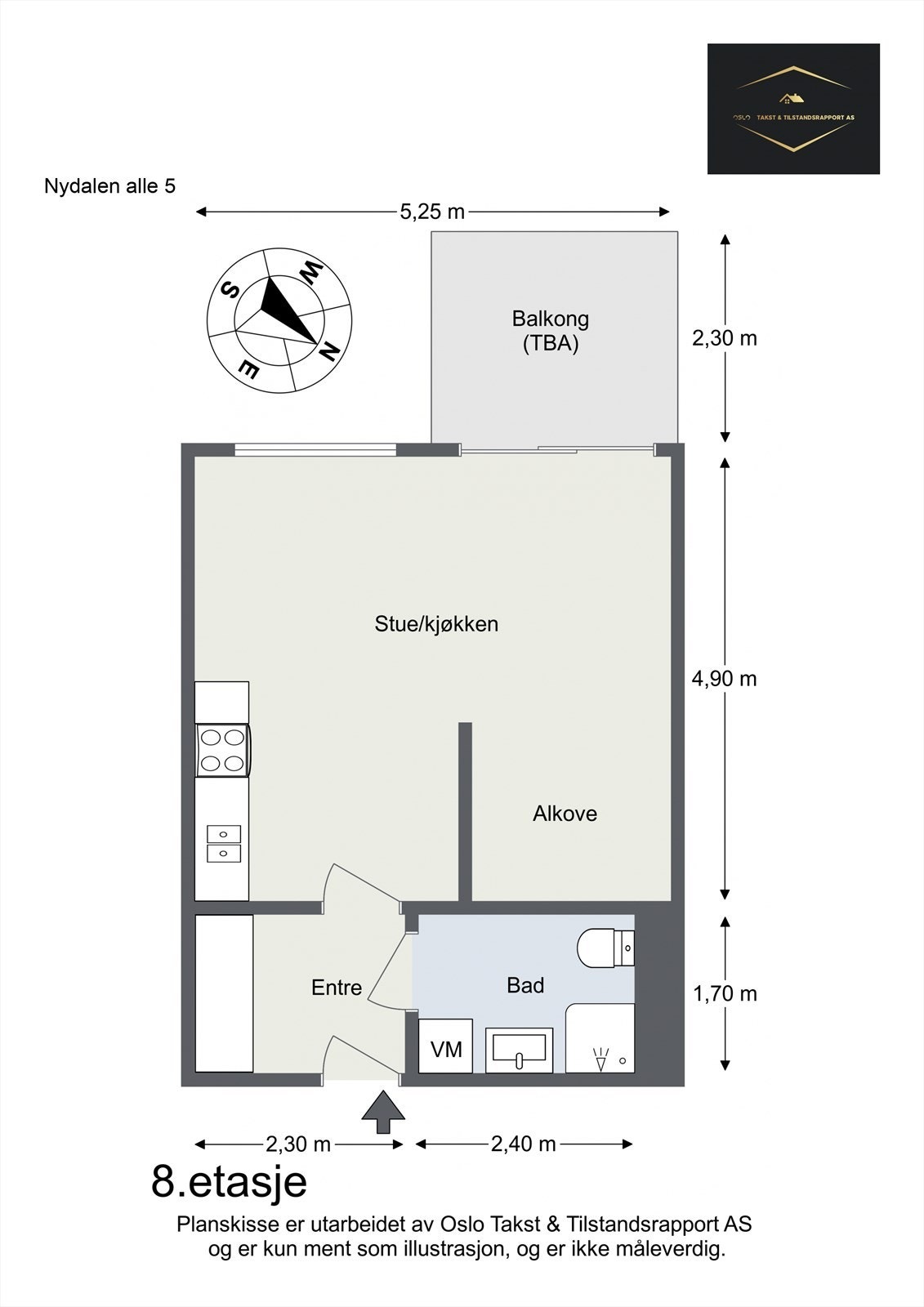 Plantegning til orientering. Galleribilde