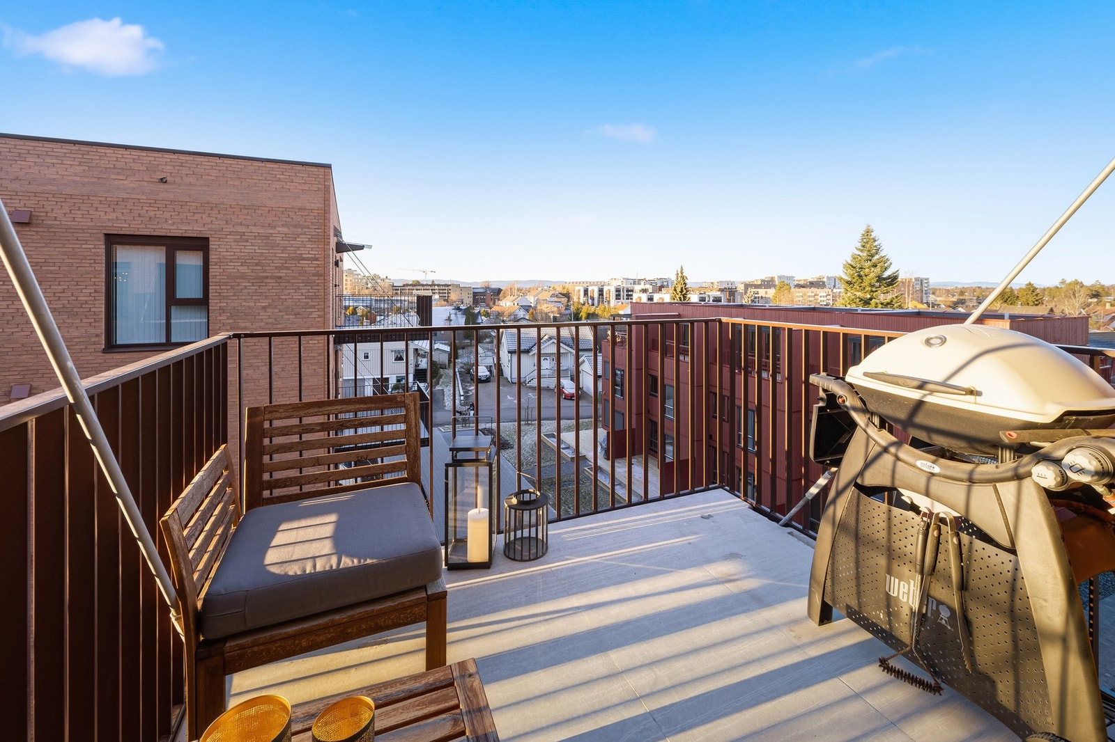 Utgang til balkong på 8 kvm Galleribilde