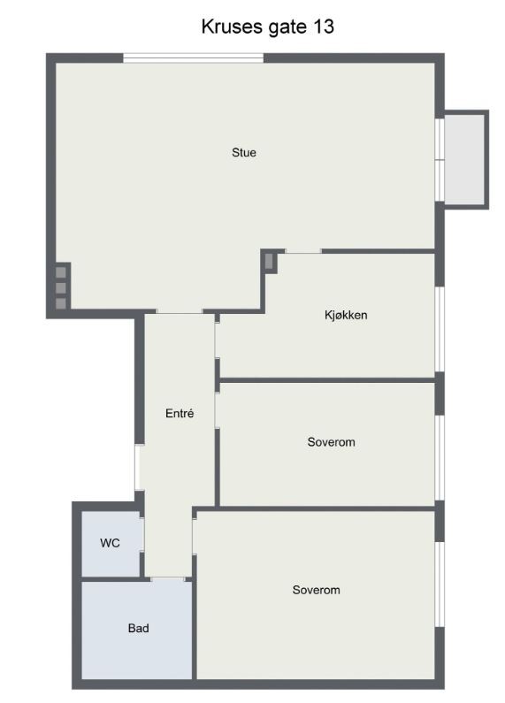 Plantegning Galleribilde