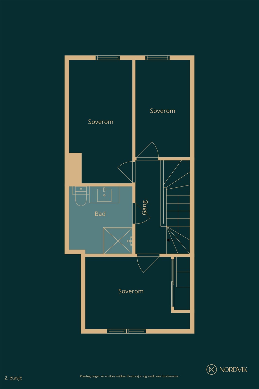 Plantegning Galleribilde