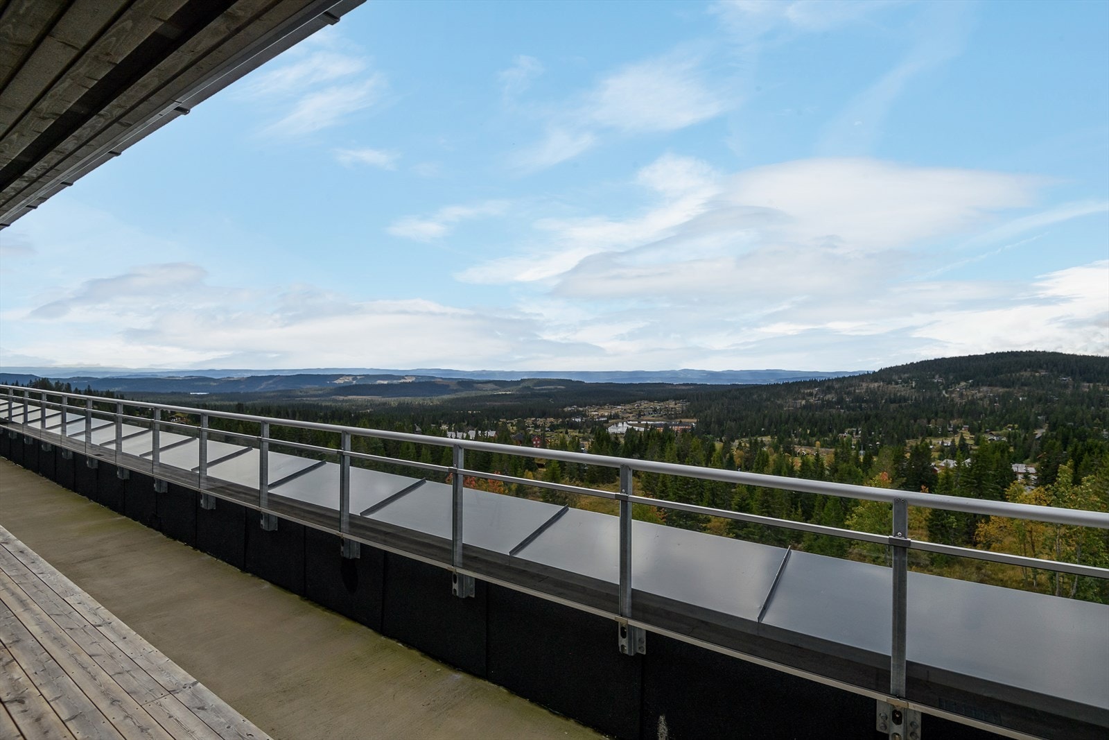 Utsikt fra terrasse Galleribilde
