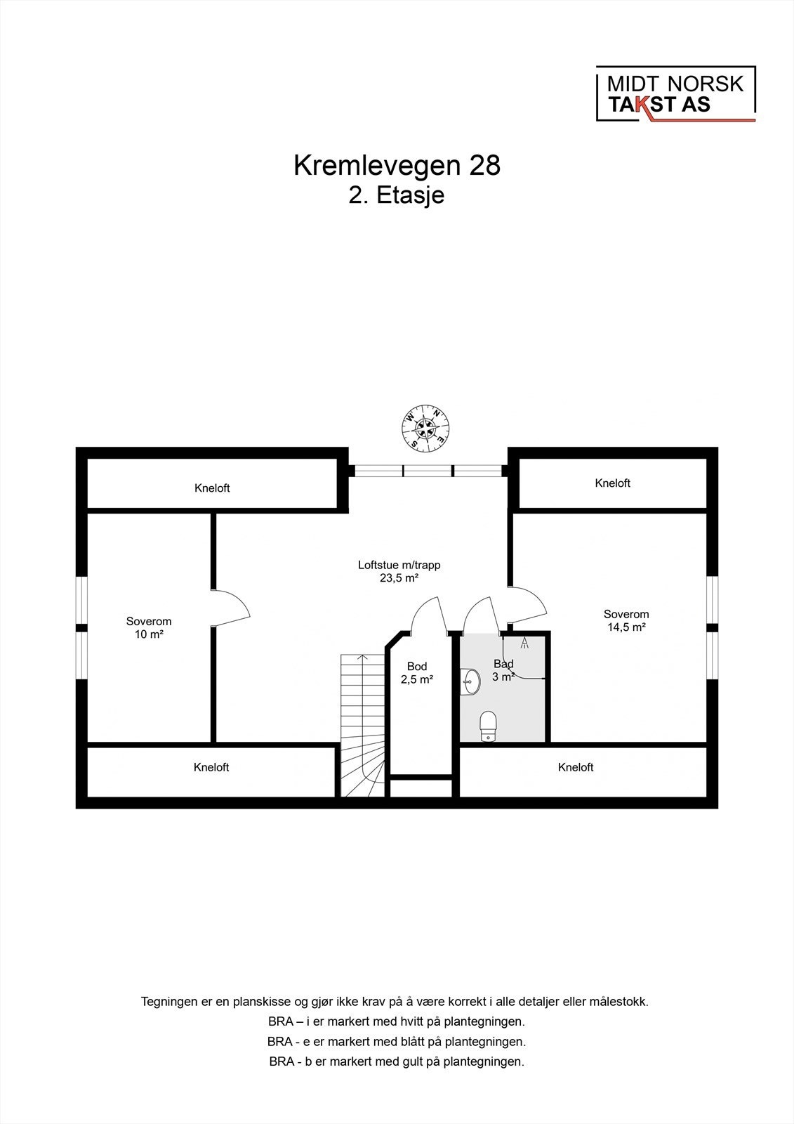 Planskisse 2. etasje Galleribilde