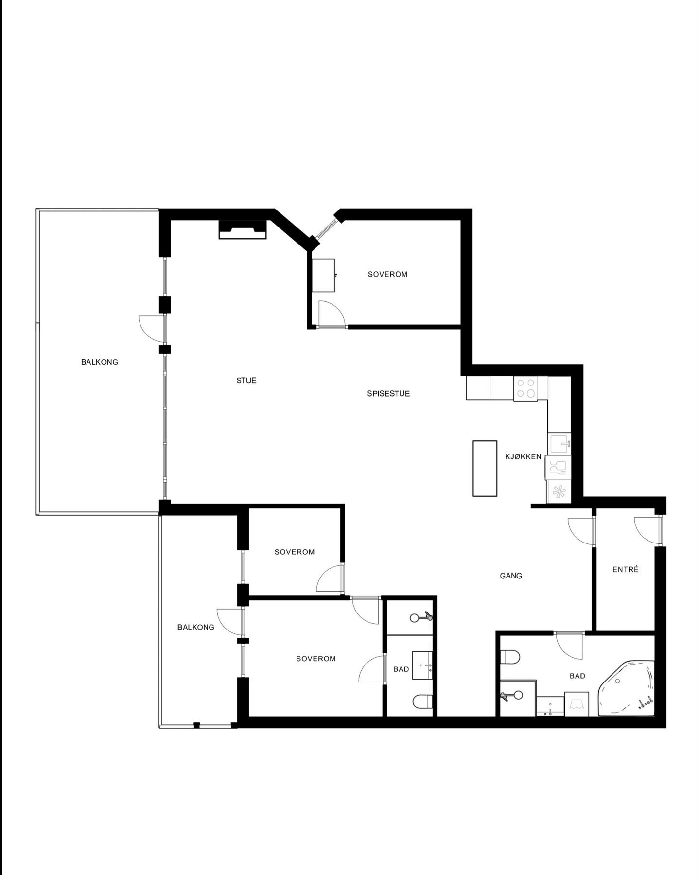 Plantegning. Galleribilde