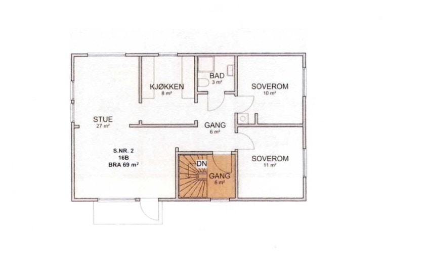 plt egning 2.etg Galleribilde