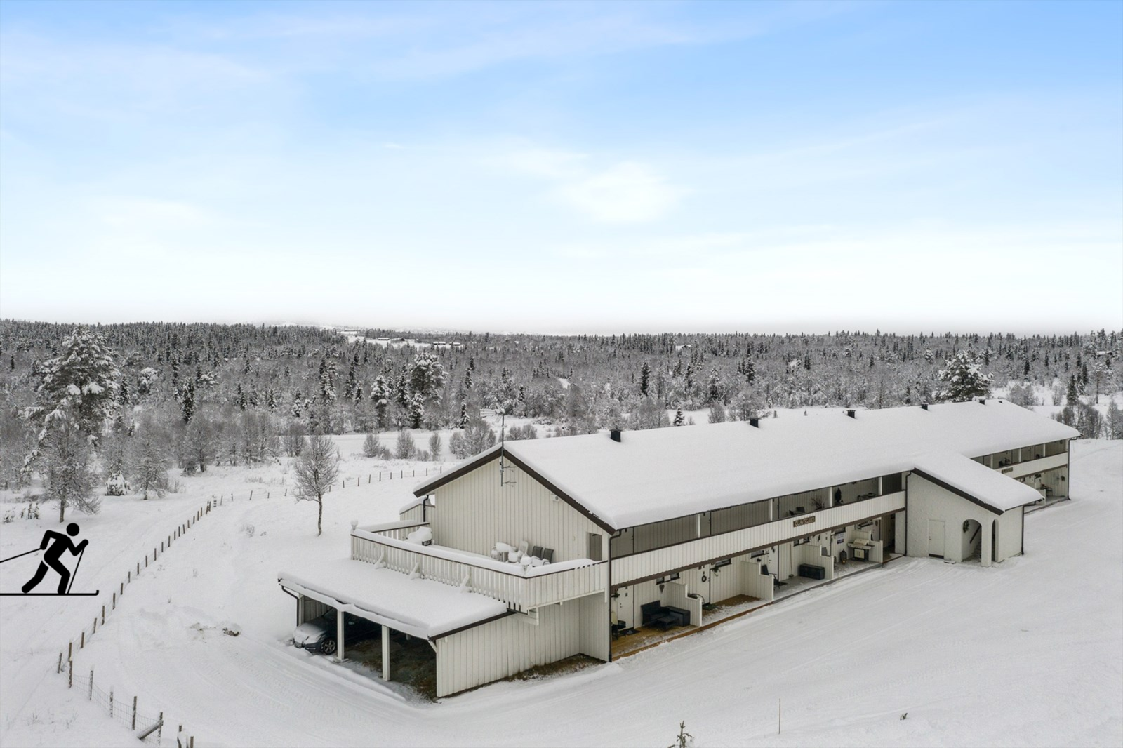 En 2-roms fritidsleilighet beliggende på Olavsgård på Golsfjellet med ski inn/ut på langrenn! Galleribilde