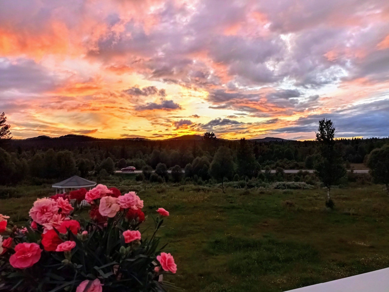 Fra verandaen- magisk! På sommeren er det sol på verandaen til klokka 22! Galleribilde