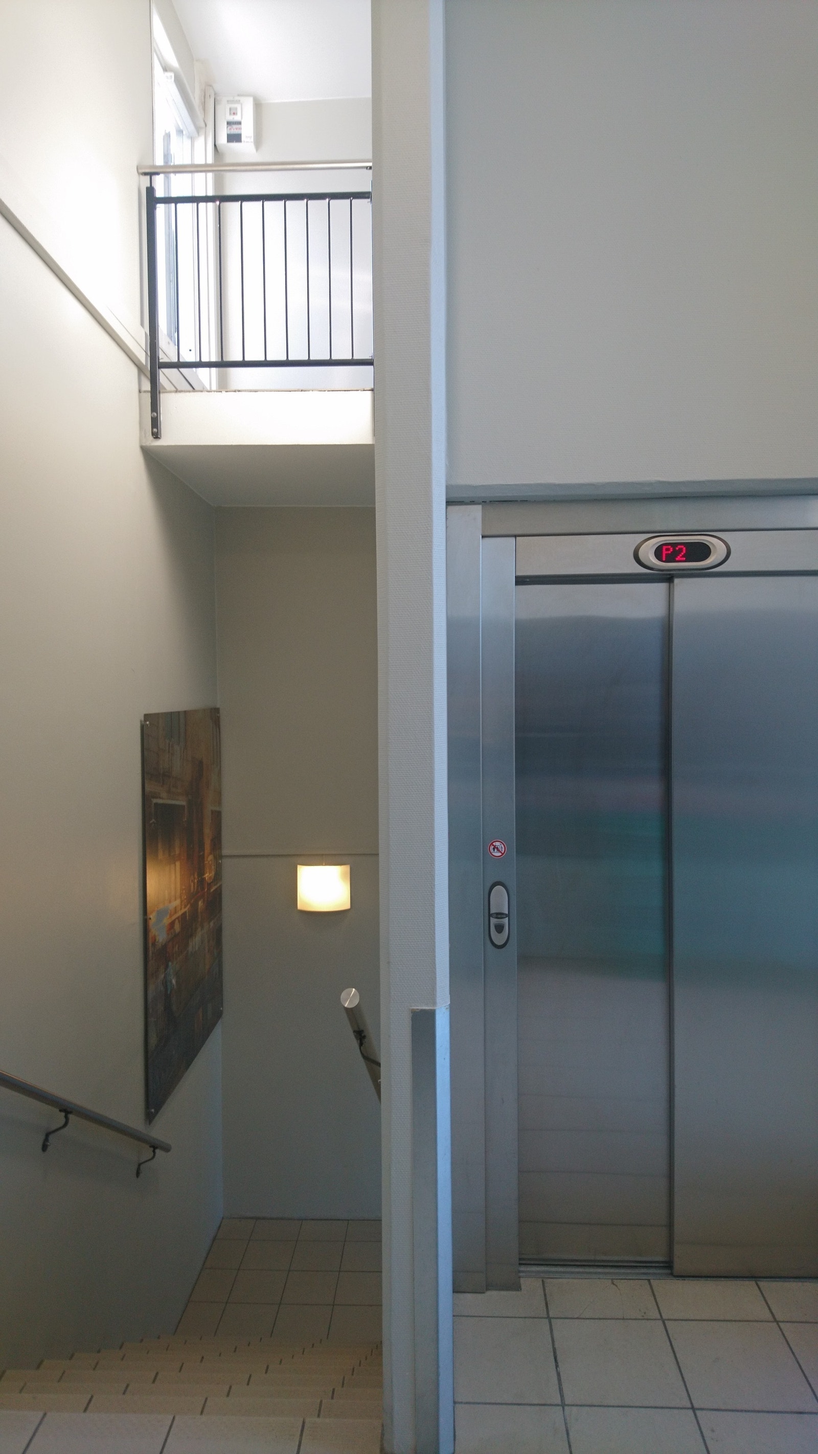 Heis- og trapperom Galleribilde