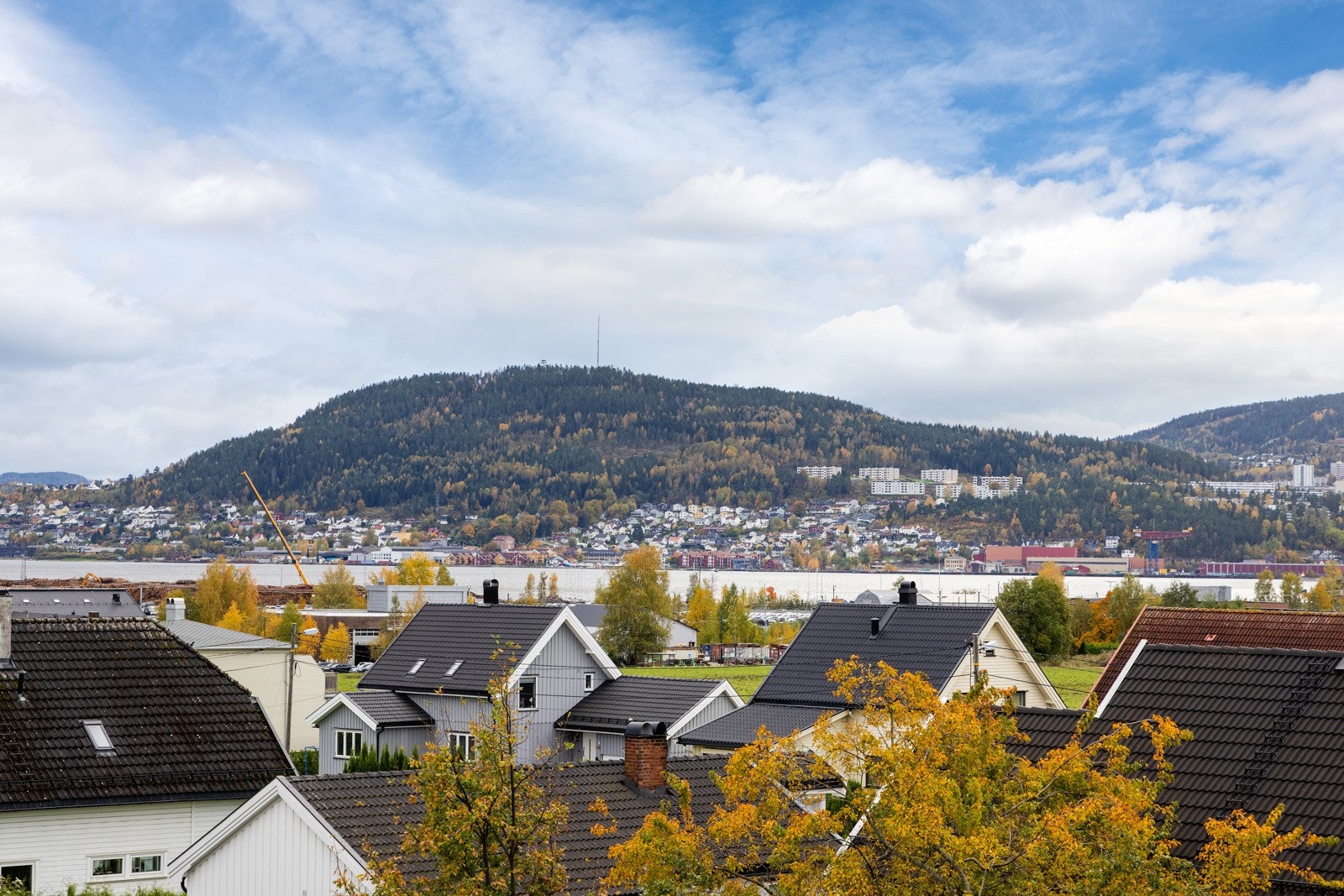 Utsikt fra balkongen. Galleribilde