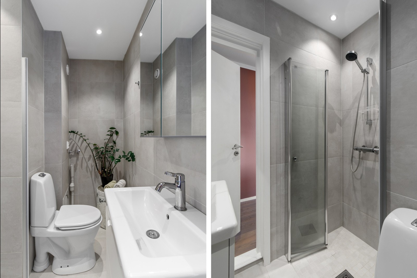 Det er satt av plass til vaskemaskin Galleribilde