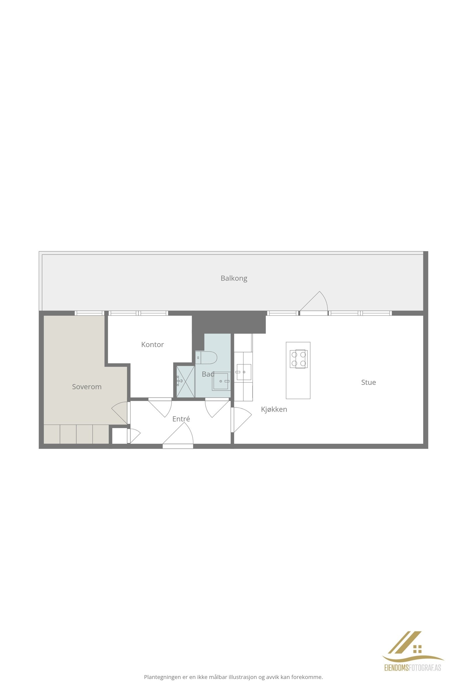 Planløsningen er svært funksjonell. Galleribilde