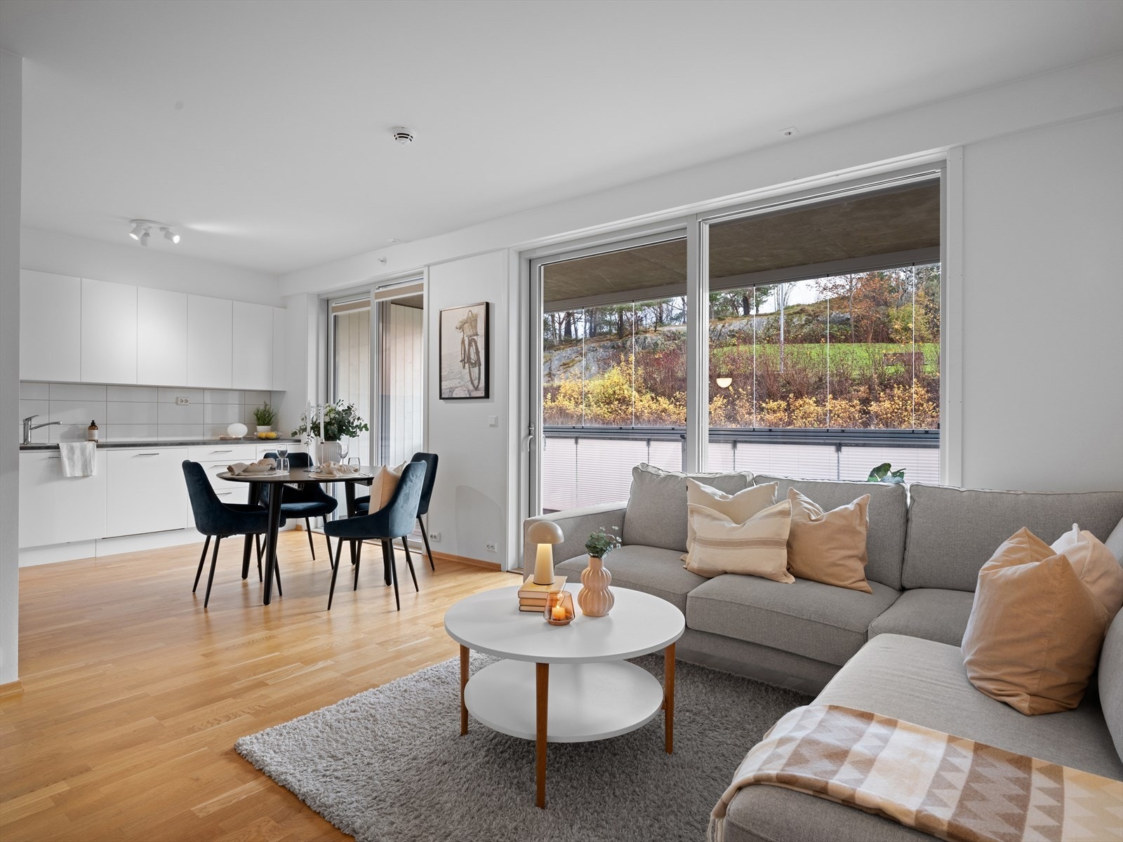 Lys stue med god takhøyde Galleribilde