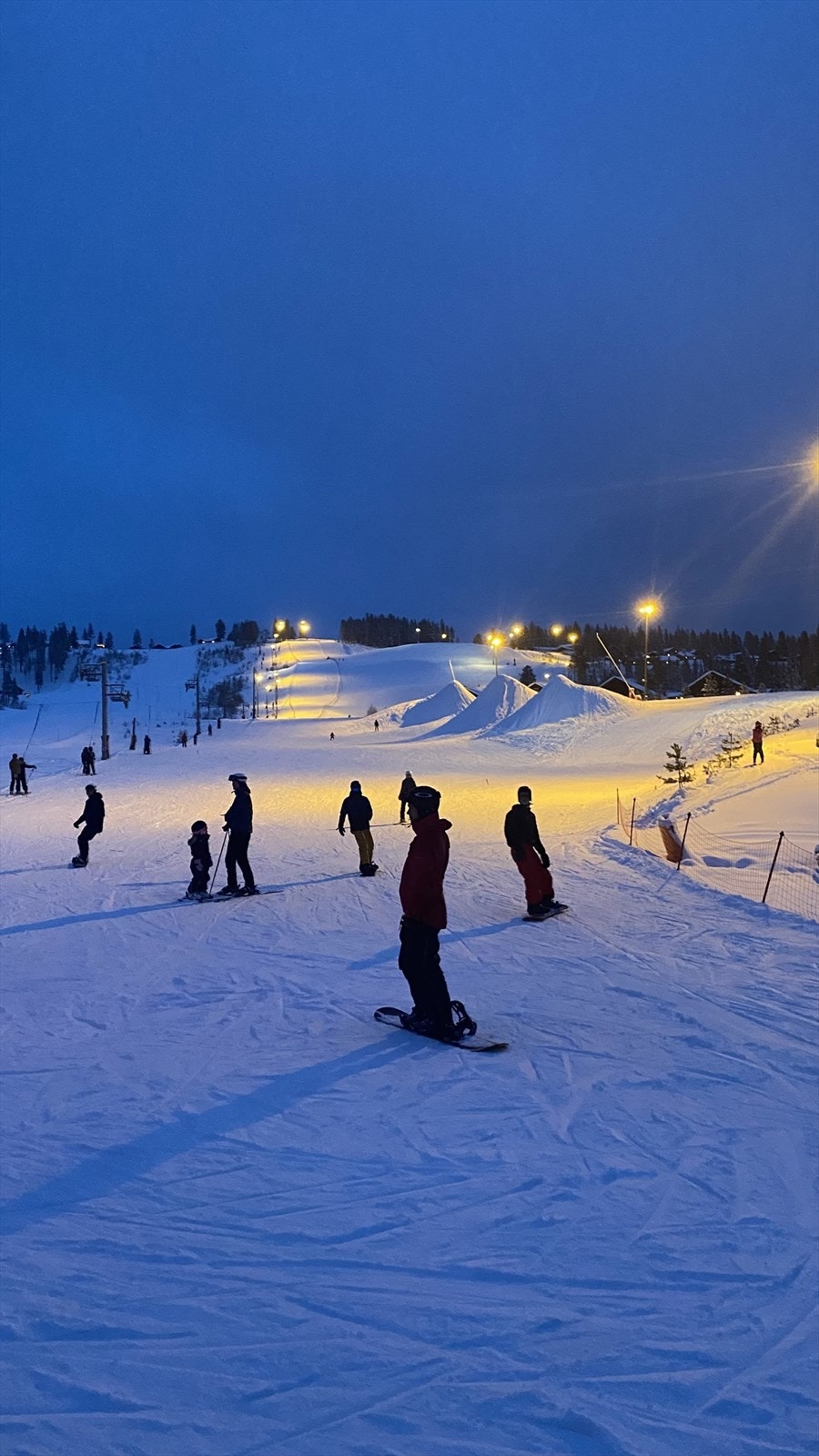 Alpinbakken på Furutangen har snøproduksjon i alle traséer! Galleribilde