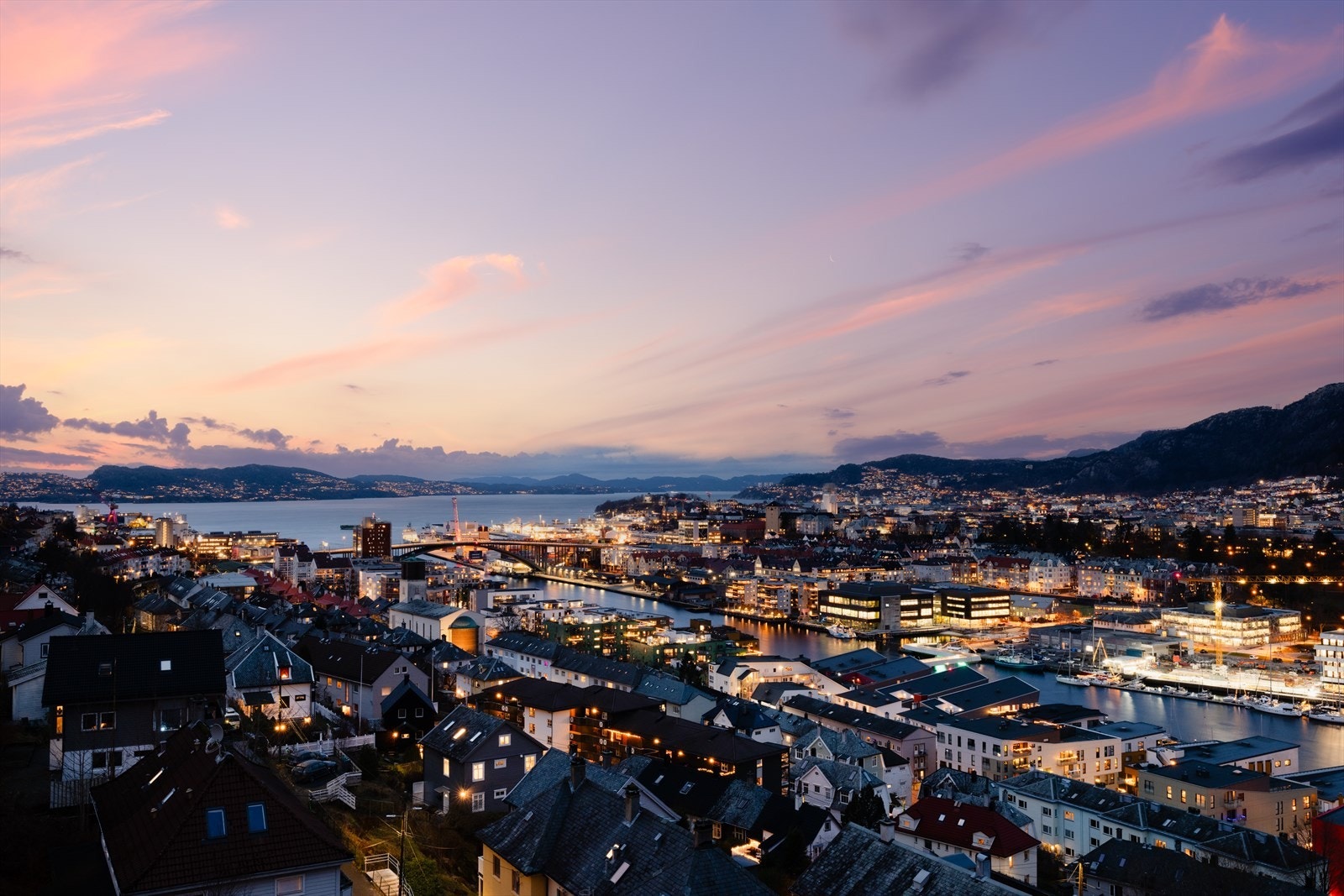 Dagligvarebutikker som Kiwi, Coop Extra, Rema 1000 og Matkroken ligger kun noen få minutter unna, samtidig som Danmarksplass og Damsgårdssundet byr på et variert utvalg av restauranter, kafeer og servicetilbud Galleribilde