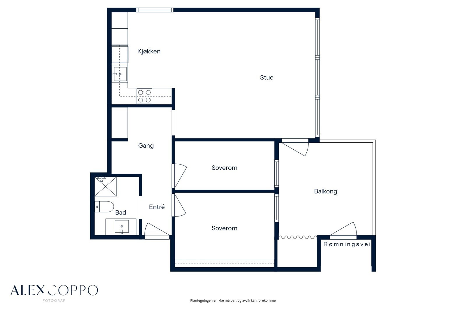 Plantegning Galleribilde