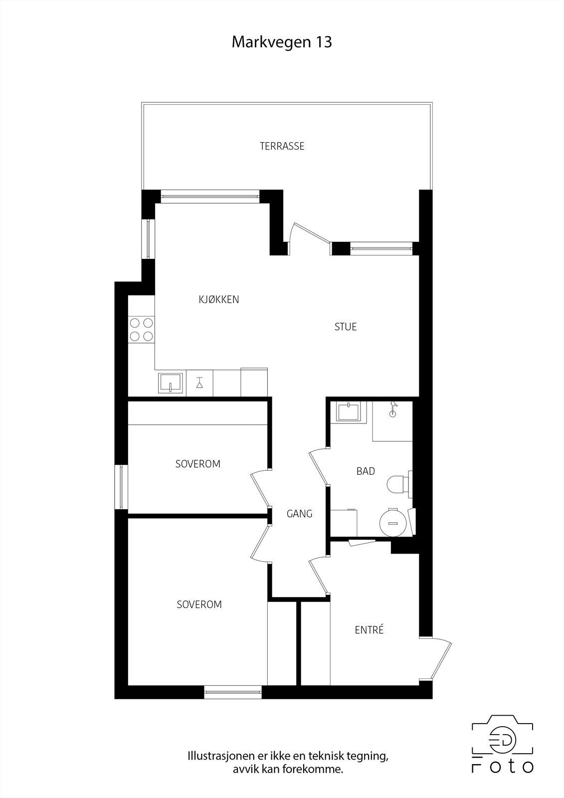 Plantegning Galleribilde