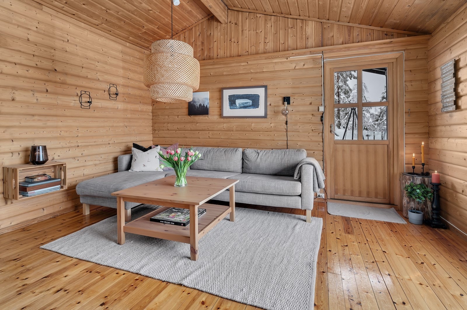 Utgang til stor terrasse Galleribilde